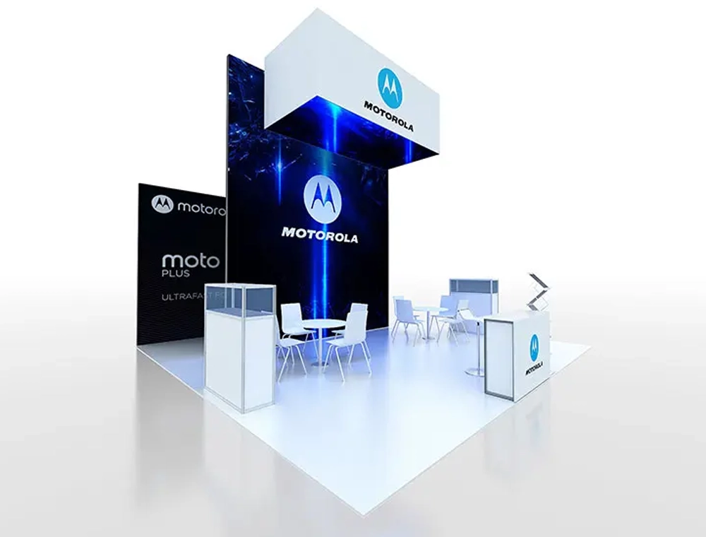 20x20 trade show booth ideas